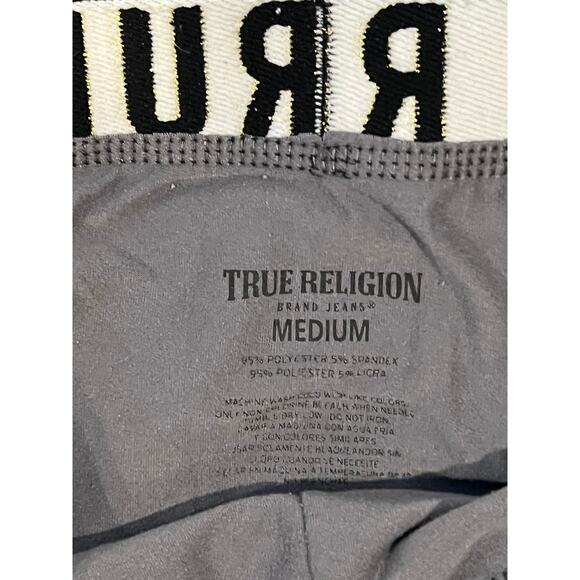 True Religion Compression Boxer Brief Shorts Mens Medium - Picture 3 of 3
